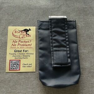 Pocket Plus, Gray, phone holder